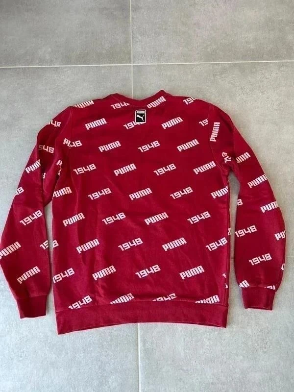 Suéter masculino Puma vermelho tamanho P – photo 3